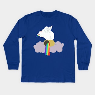 unicat - rainbow Kids Long Sleeve T-Shirt